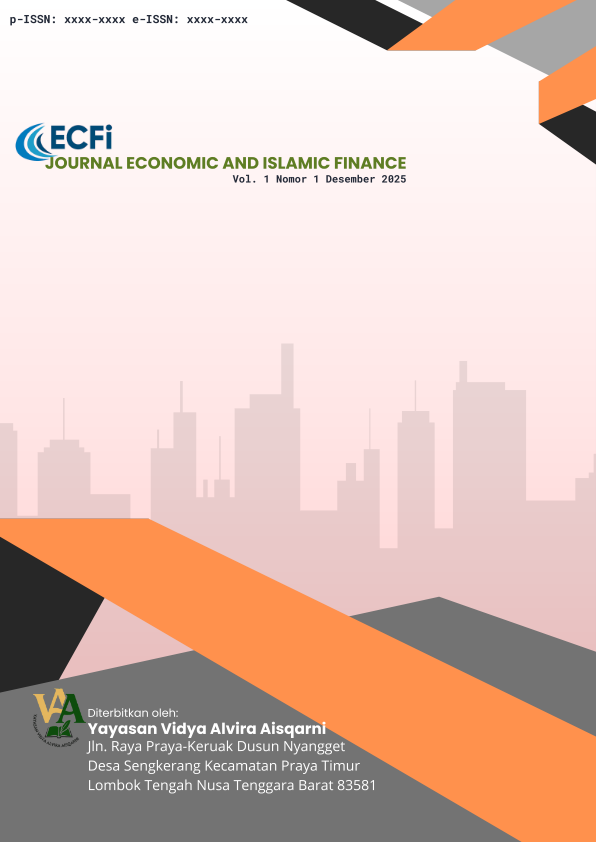 					View Vol. 1 No. 1 (2025): Desember: Jurnal Economic and Islamic Finance (ECFi)
				