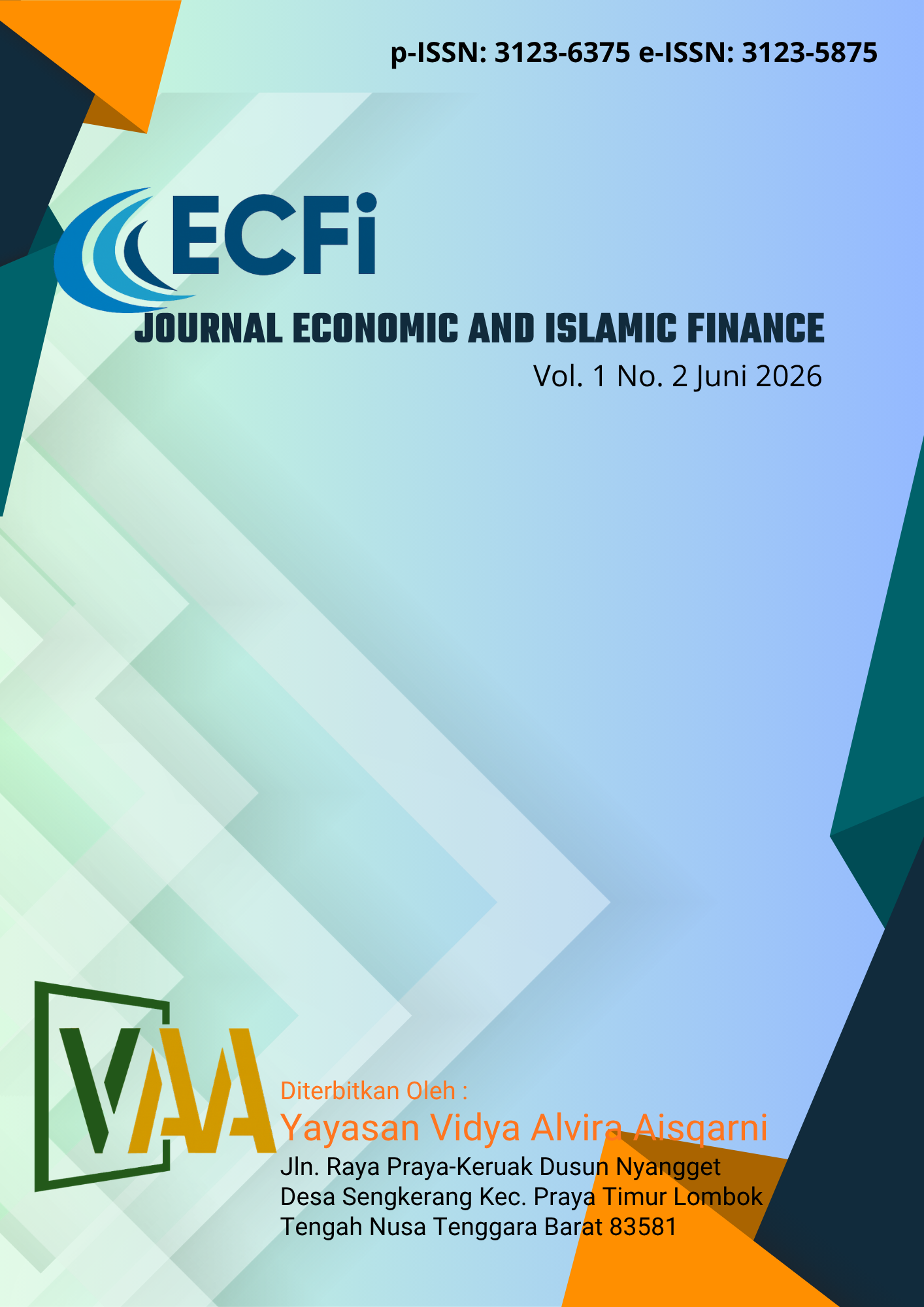 					View Vol. 1 No. 2 (2026): Juni: Jurnal Economic and Islamic Finance (ECFi)
				